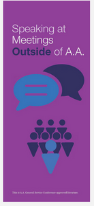 Speaking at Non-A.A. Meetings