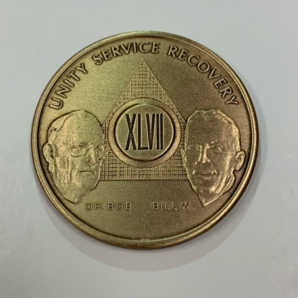 47 Year Bronze Founders Recovery Chip