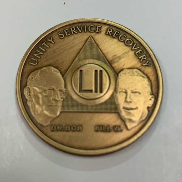 52 Year Bronze Founders Recovery Chip