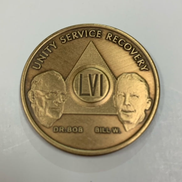 56 Year Bronze Founders Recovery Chip