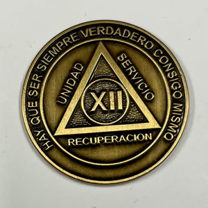 Medallones AA españoles: 12 Años Spanish AA Chip
