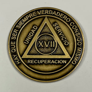 Medallones AA españoles: 17 Años Spanish AA Chip