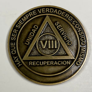 Medallones AA españoles: 8 Años Spanish AA Chip