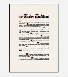 The Twelve Traditions Parchment